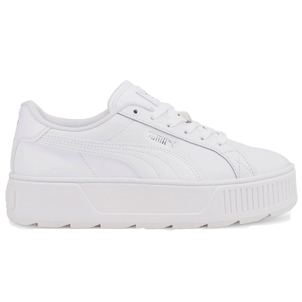 Zapatillas mujer PUMA plataforma KARMEN piel 384615 blanco